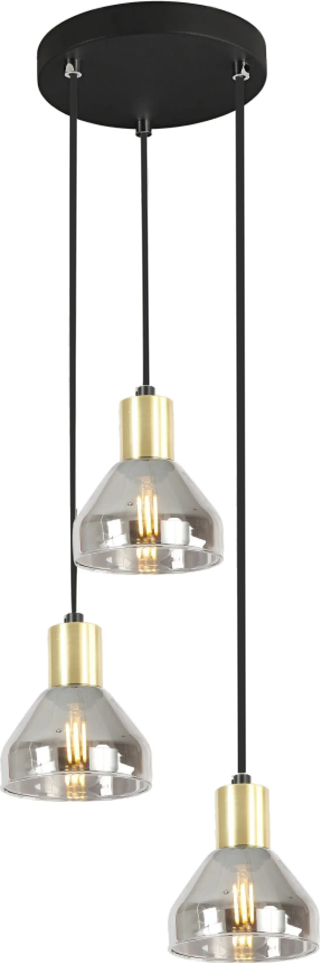 Светильник подвесной (подвес) Kassandra 3118-203 3 х Е14 40 Вт модерн потолочный Rivoli Б0054677