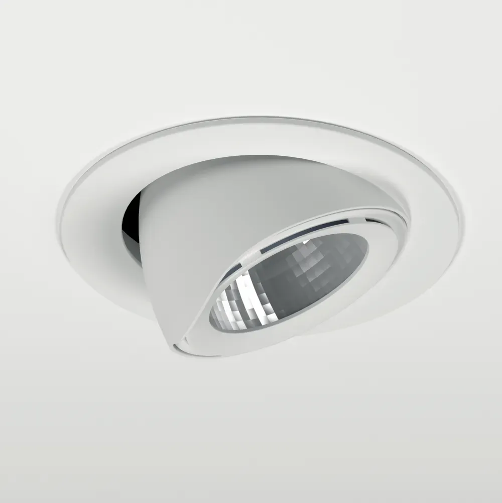 Светильник LED DL/R встраиваемый поворотный 40° 195*159мм 50W 3000K белый (?185mm) Вартон v1-r0-00412-10r03-2005030