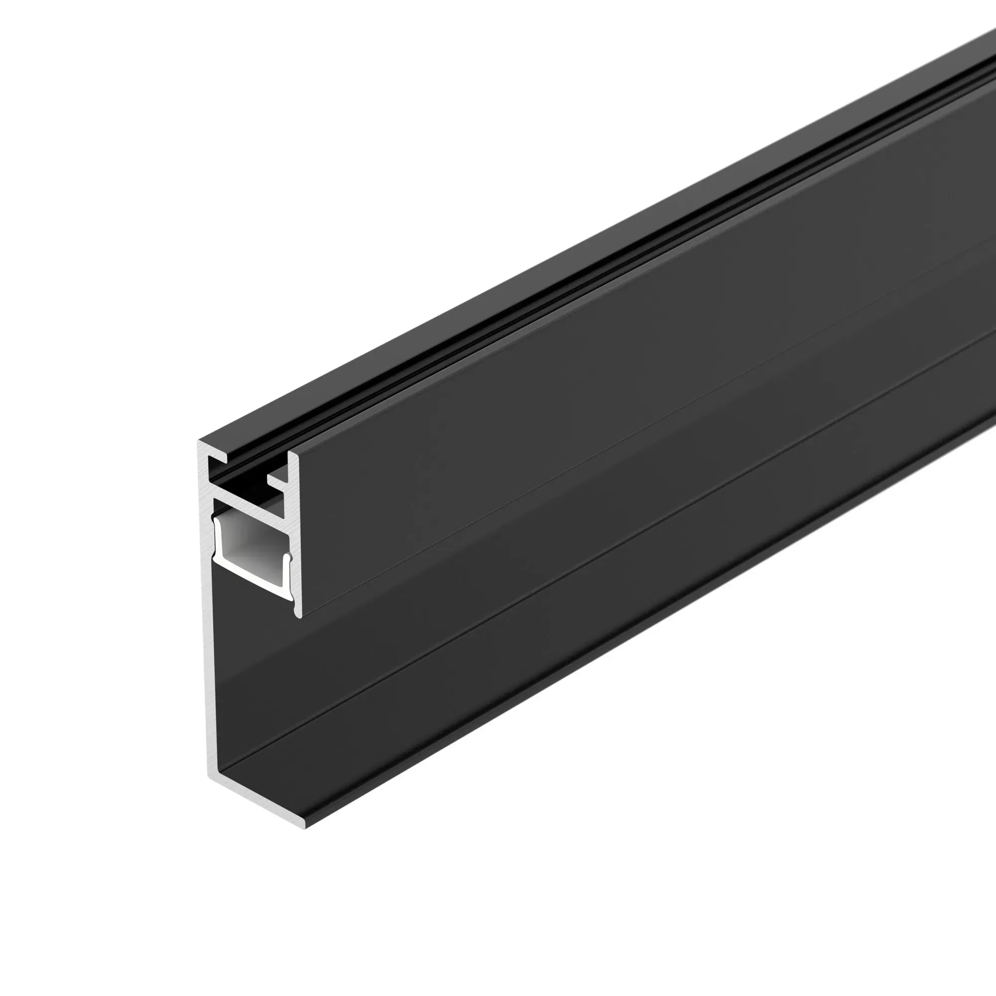 Профиль PLINTUS-H35-F-2000 BLACK (Алюминий) Arlight 043599