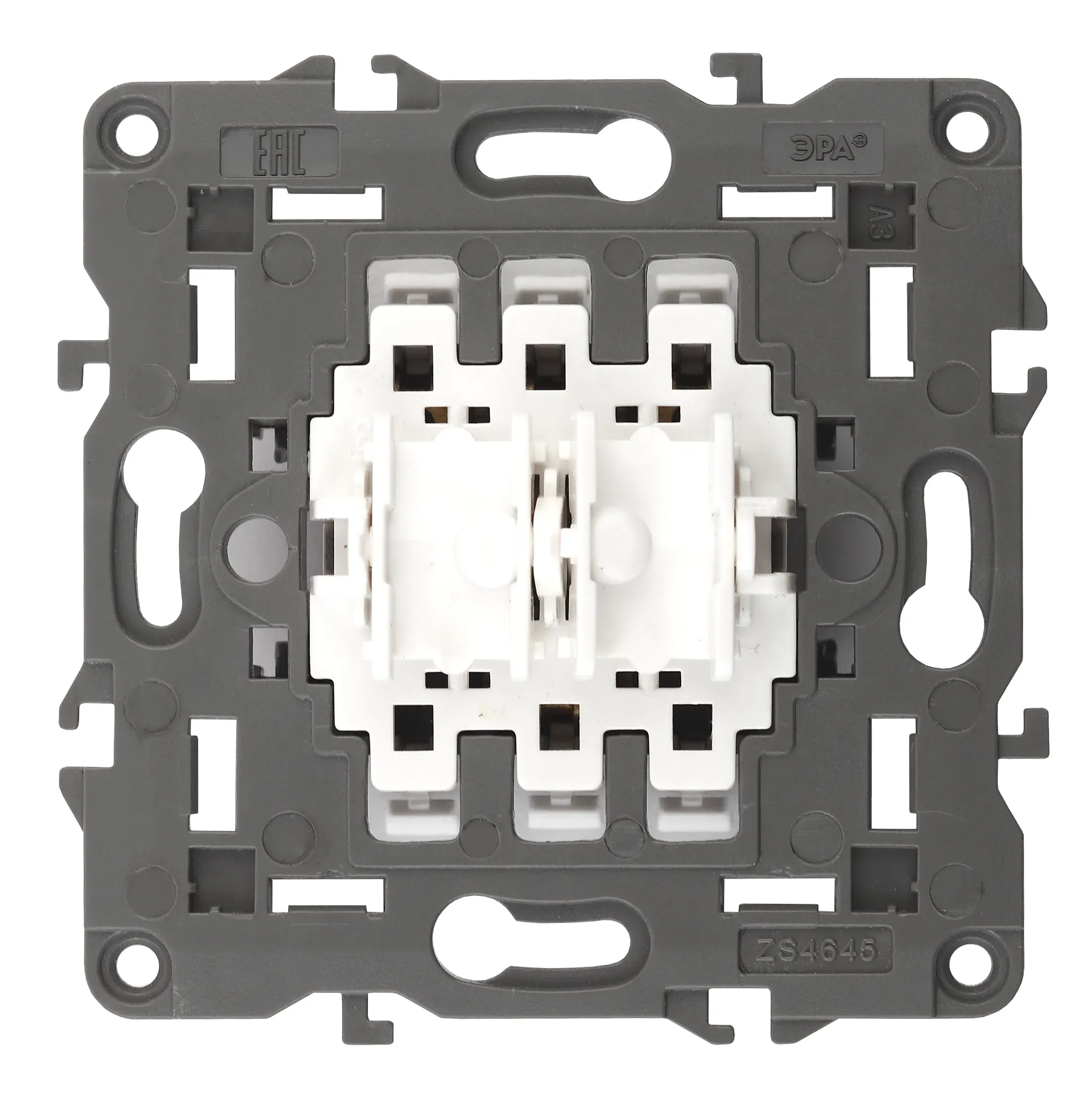 Переключатель для жалюзи (кноп), 10АХ-250В, Elegance, механизм (10/100/3000) 14-1110-99 ЭРА Б0047861