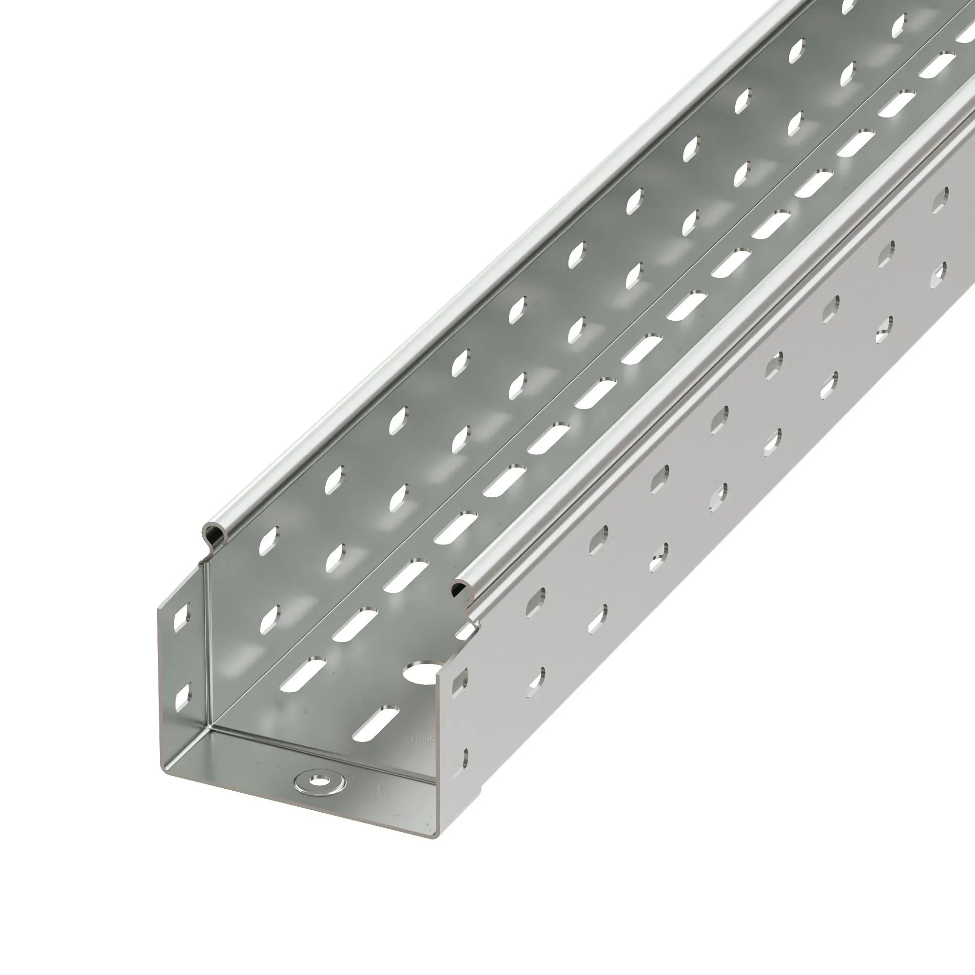 Лоток перфорированный 100х50х3000мм горячеоцинкованный ДКС 3526215HDZ