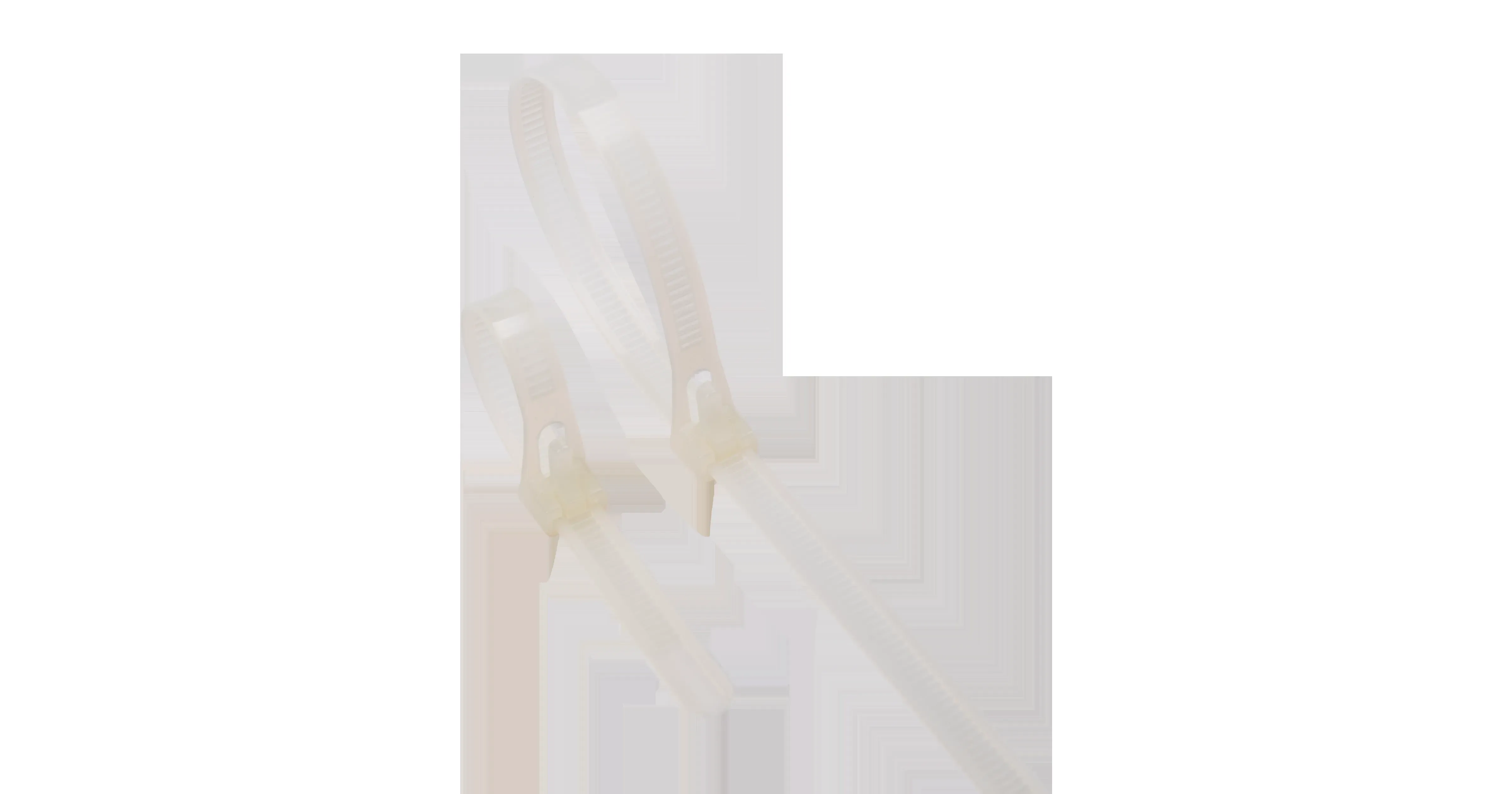 Стяжка нейлоновая открывающаяся, 200х7,6мм, белая, уп-ка 100шт. NIKOMAX NMC-CTN200-76-RL-WT-100-K