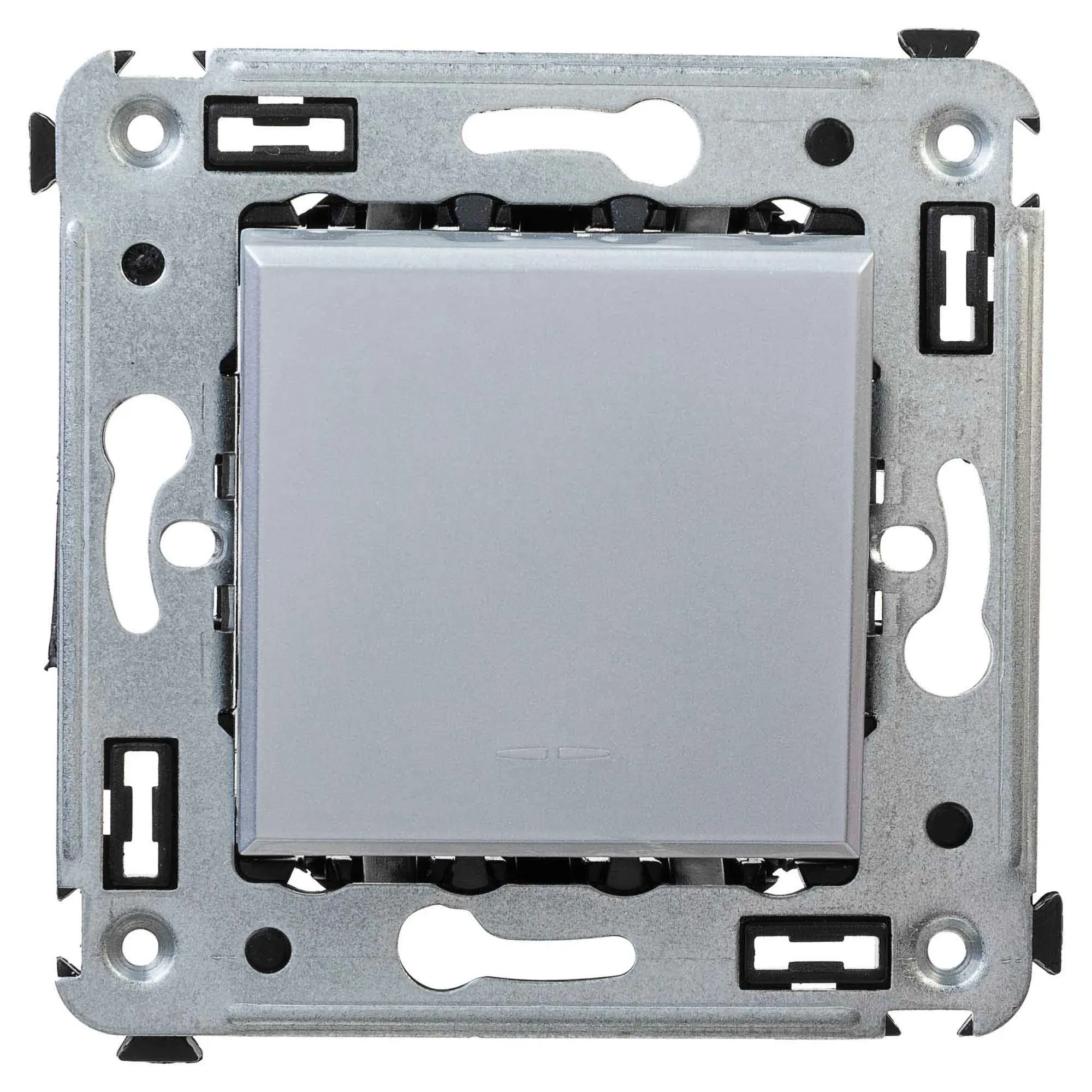 Avanti Инвертор одноклавишный в стену Закаленная  сталь (Переключатель сх.7) DKC 4404123