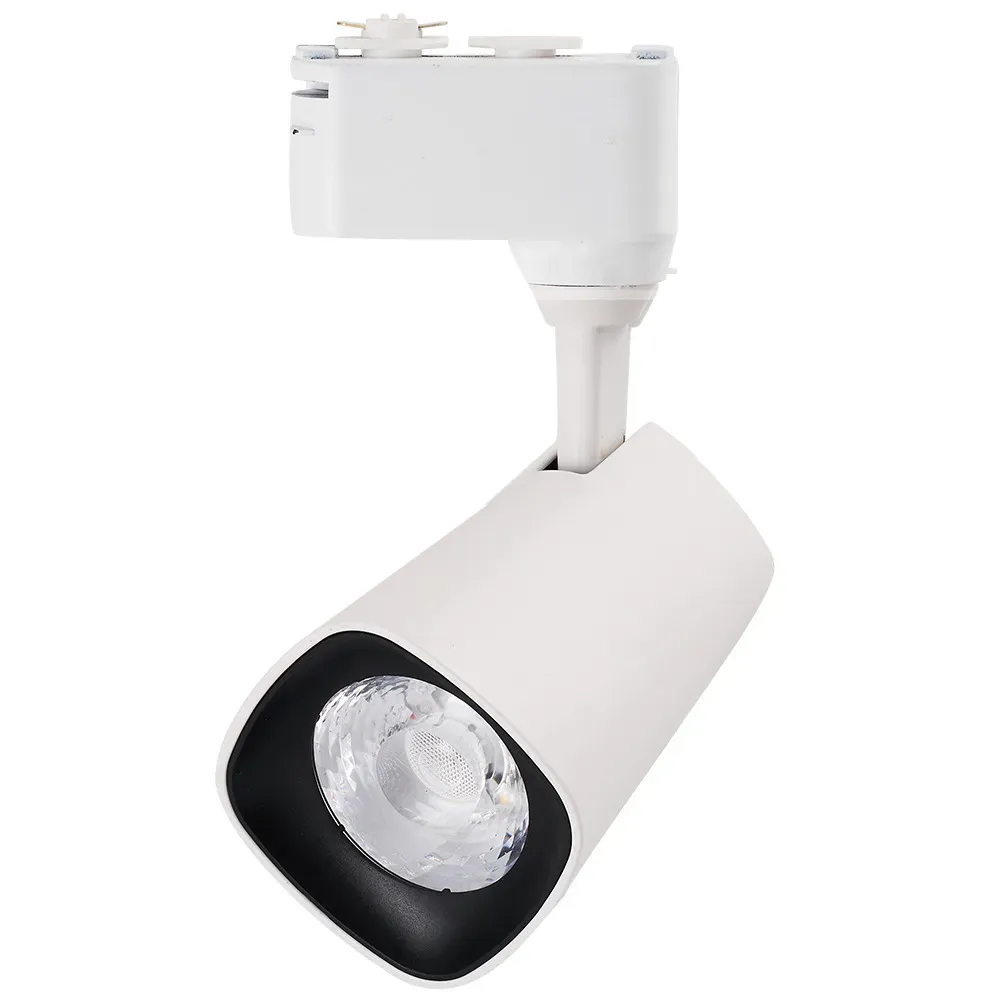 Светильник трековый однофазный ДПО LED-15 Вт 1350 Лм 4000К IP40 белый 24 град. 180–250В JazzWay 5035539