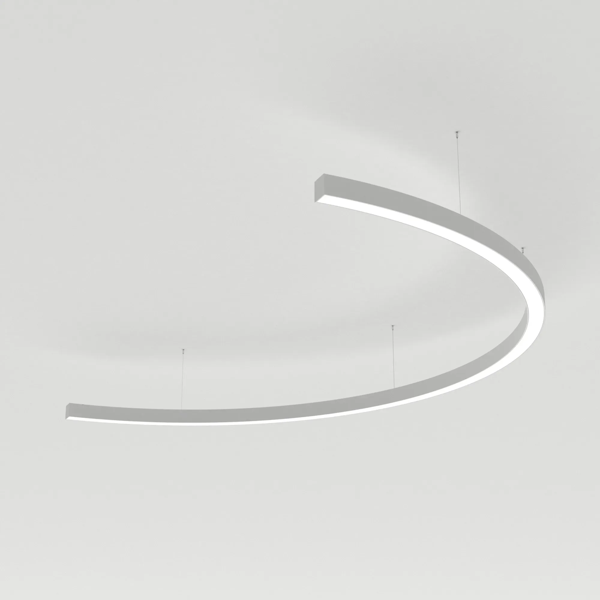 Светильник SP-LINE-HANG-ARC-C3535-D1500-61W Day4000 (WHITE, 230V) (, Металл) Arlight 034018(1)