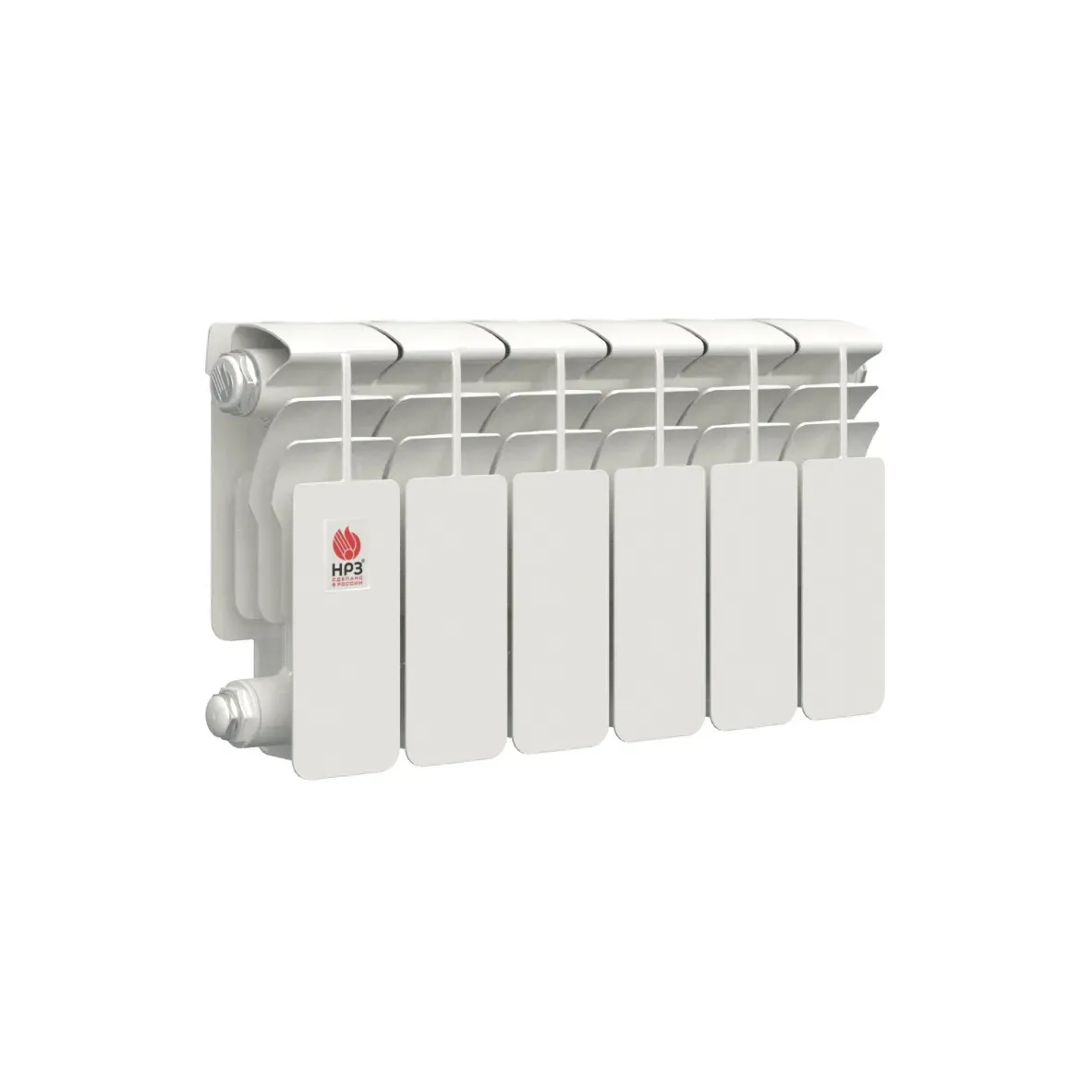 Радиатор биметаллический секционный 200/100/16 боковое подключение НРЗ NRZRB2001001216