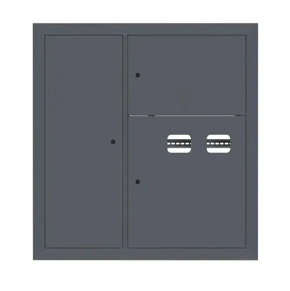 Щит этажный 2 кв. слаботочка слева ral7016 (1000х950х150) ekf proxima EKF MB29-V-2Z-RAL7016