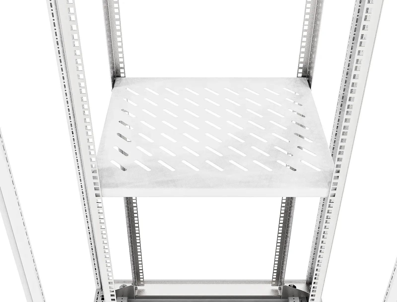 Полка для 19-дюймового оборудования с боковым креплением (80 кг) 550 мм RS52 УЗОЛА U0693455504