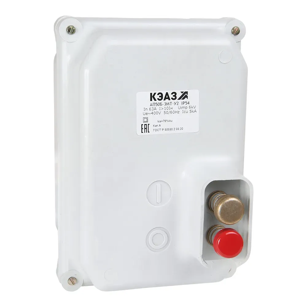 Выключатель автоматический ап50б-3мт-10а-10iн-400ac-1п-ip54-у2-аэс- КЭАЗ 297534
