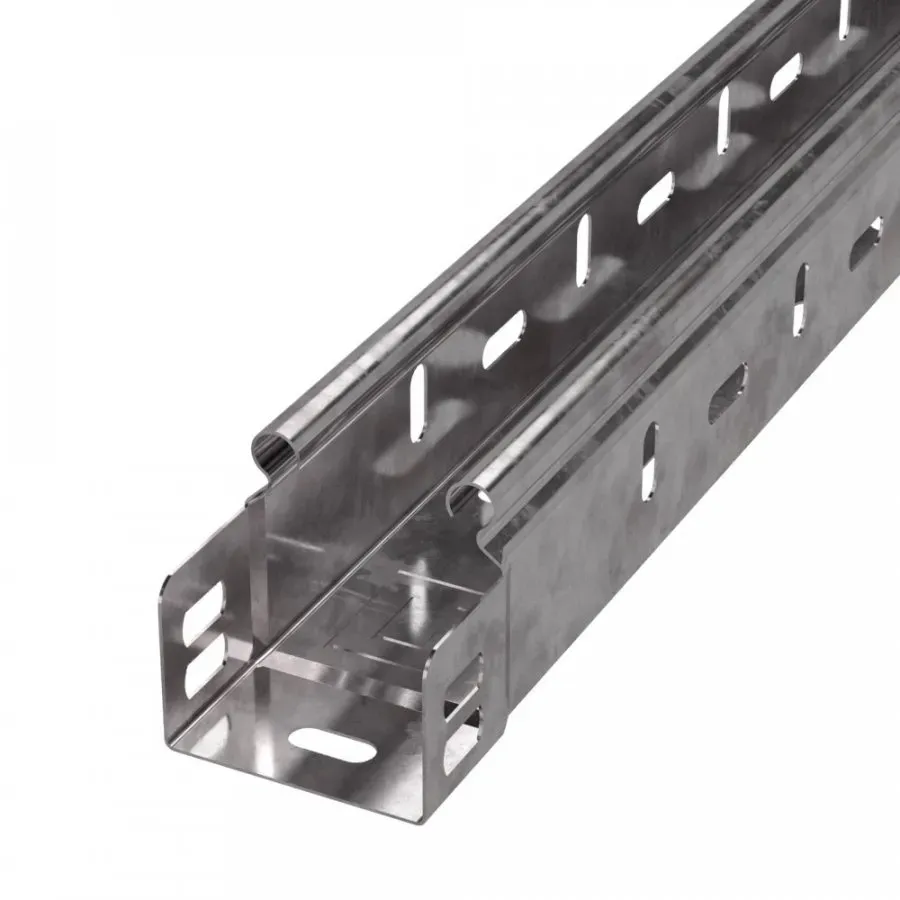 Лоток перфорированный стандарт 50х50х3000 (0,7 мм) (24 м/уп) ПРОМРУКАВ PR16.0001