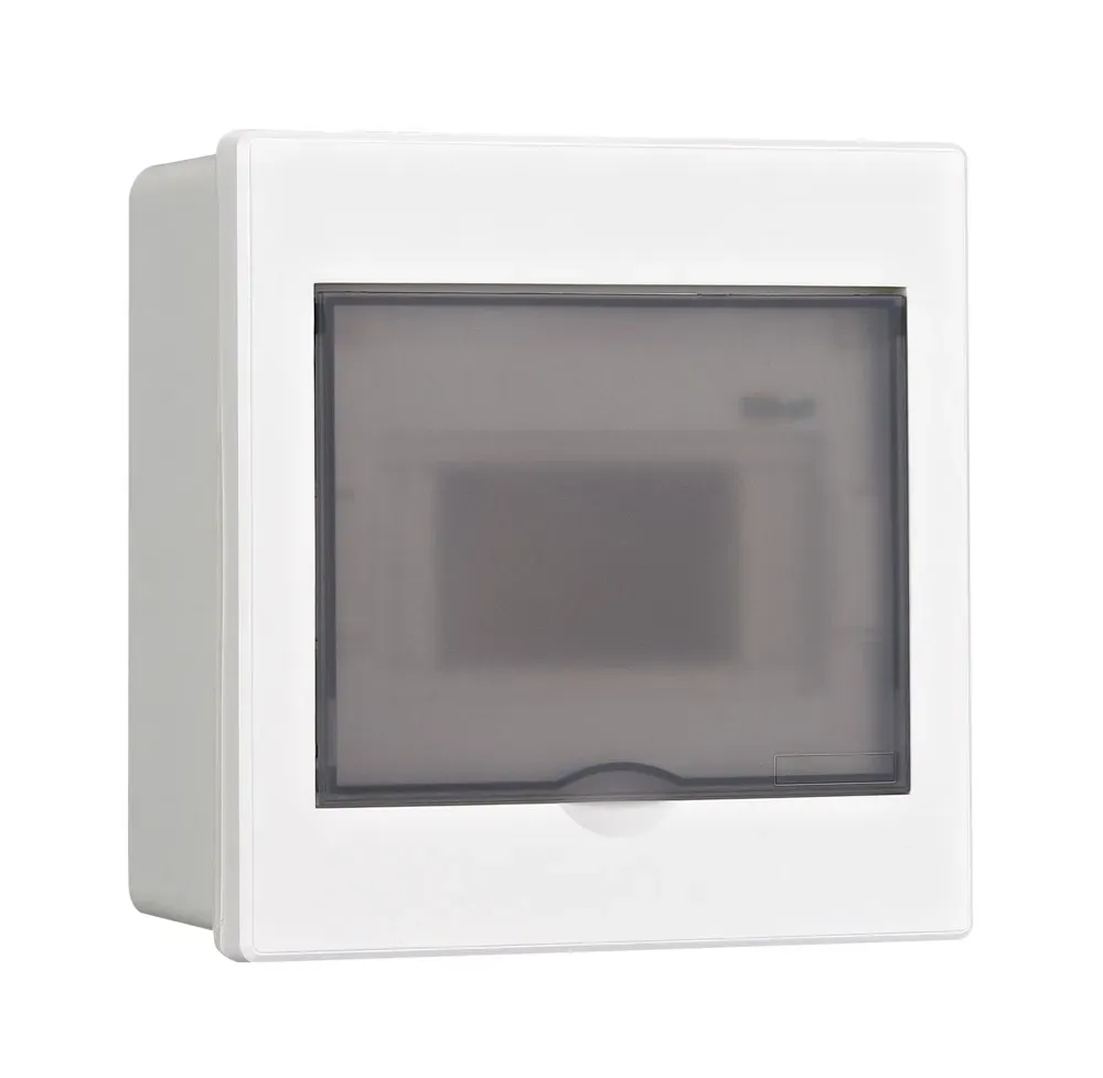 Корпус пластиковый встраиваемый прозрачная дверь 1 ряд 6 мод. ip41 щрв-п DEKRAFT 31051DEK