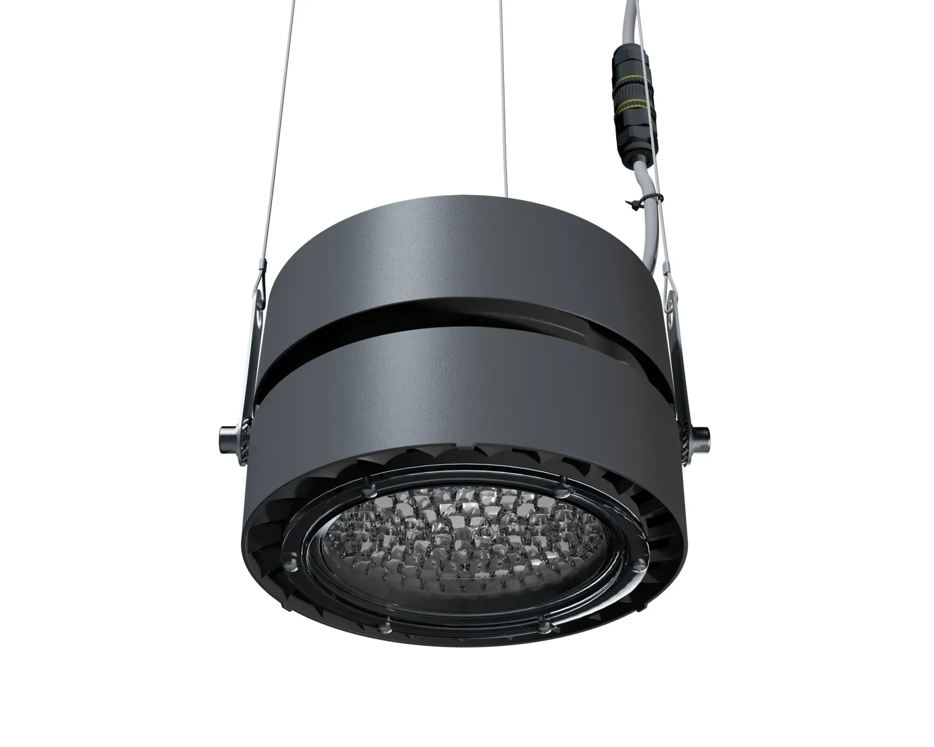 Светильник LED L-industry II 86 Вт 12470Лм диаграмма Г30 5,0K мультилинза металл подвесное крепление IP65 LEDEL INII86-26-514-17