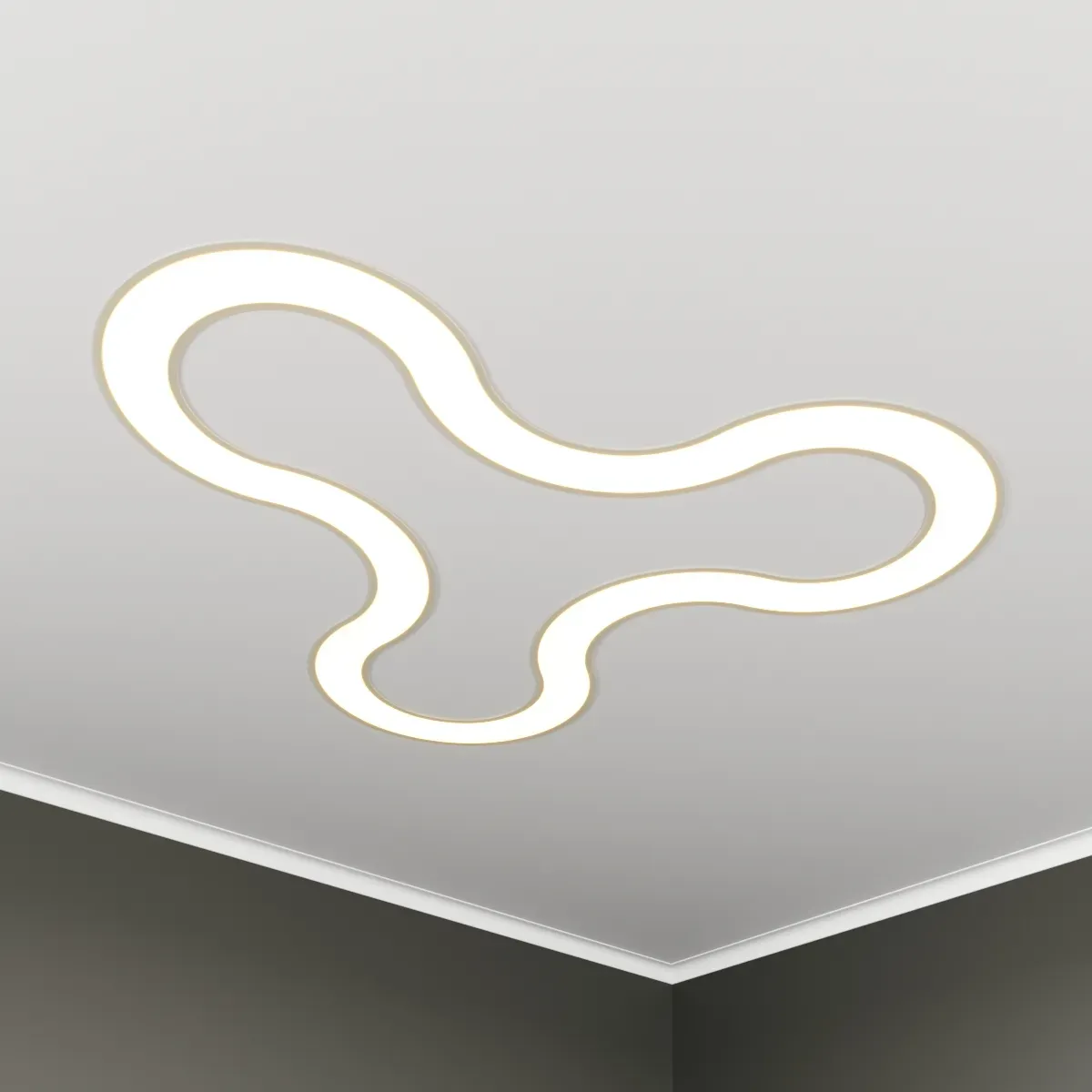 Светильник светодиодный RVE-LBX-HOLE-SONAR-1246-VG (Спинер с отв. 1246х1148х80мм S50мм 101Вт встраиваемый под шпаклевку 4000K Белый) RVElektro RVE00003604