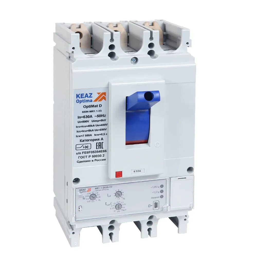 Выключатель автоматический optimat d400n-mr1.1-ом4-рег КЭАЗ 327473