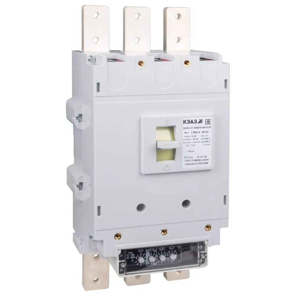 Выключатель автоматический ва53-41-340010-250а-690ac-ухл3- КЭАЗ 248208