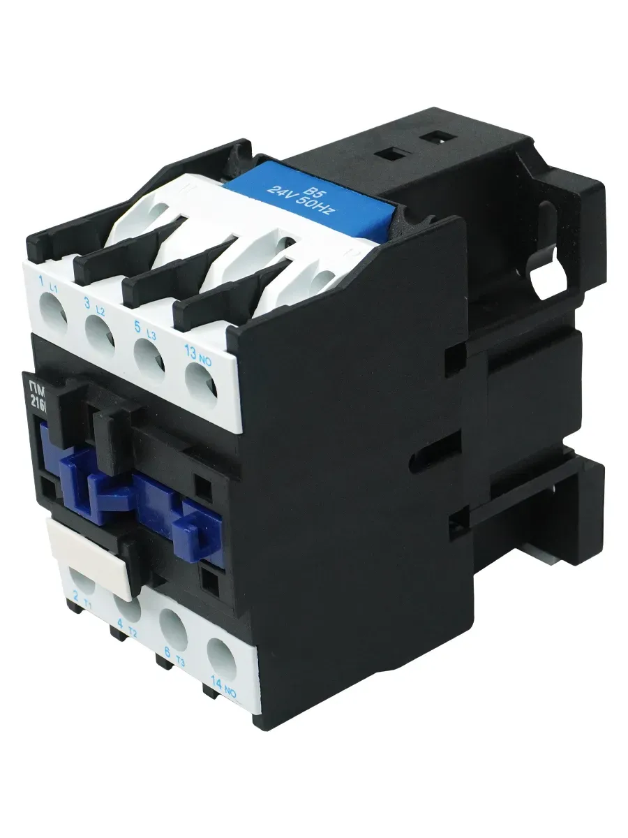 Пускатель электромагнитный ПМЛ-2160М УХЛ4 Б, 24В/50Гц, 1з, 25А, нереверсивный, без реле, IP20 Электротехник ET551483