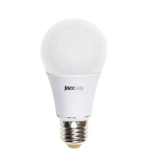Лампа светодиодная led 7вт e27 580лм 220v/50hz белый матовая груша eco JAZZWAY 1033185
