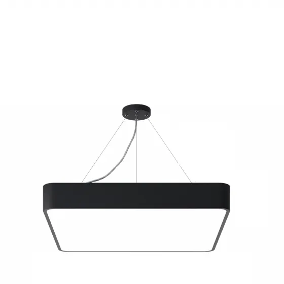 Светильник LED Geometria Quadro SPO-163-B-40K-050 50Вт 4000К 3700Лм IP40 600*600*80 черный подвесной драйвер внутри ЭРА Б0058895