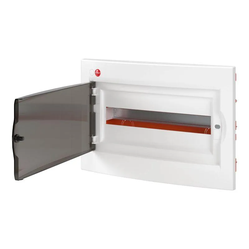 Щиток встраиваемый с дверцей 18 мод.,ip41, белый, с клеммным блоком 63а ДКС RB18B4TWD