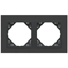 Efapel 90920 TSS Двойная рамка, серый/серый Efapel 90920 TSS