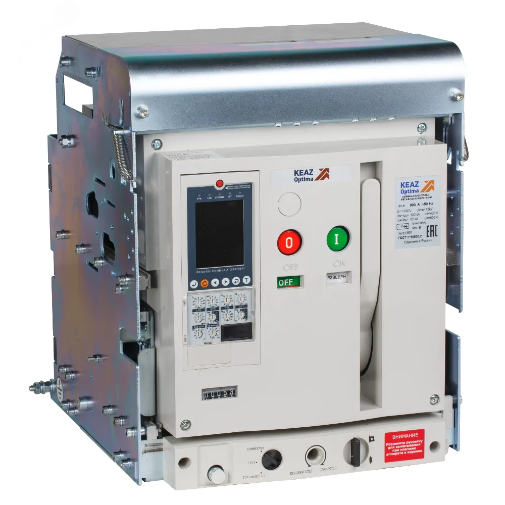 Выключатель автоматический OptiMat A-630-S2-3P-65-D-MR8.1-B-C0000-M0-P05-S1-03 КЭАЗ Optima (от-ка) 331325