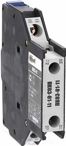 Приставка контактная ПК-03 1НО+1НЗ боковая установка SE (Dekraft) 24108DEK