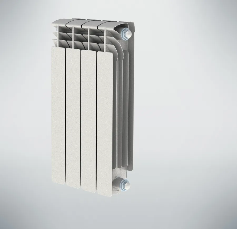 Радиатор алюминиевый секционный 500/80/4 боковое подключение НРЗ БП-00016941