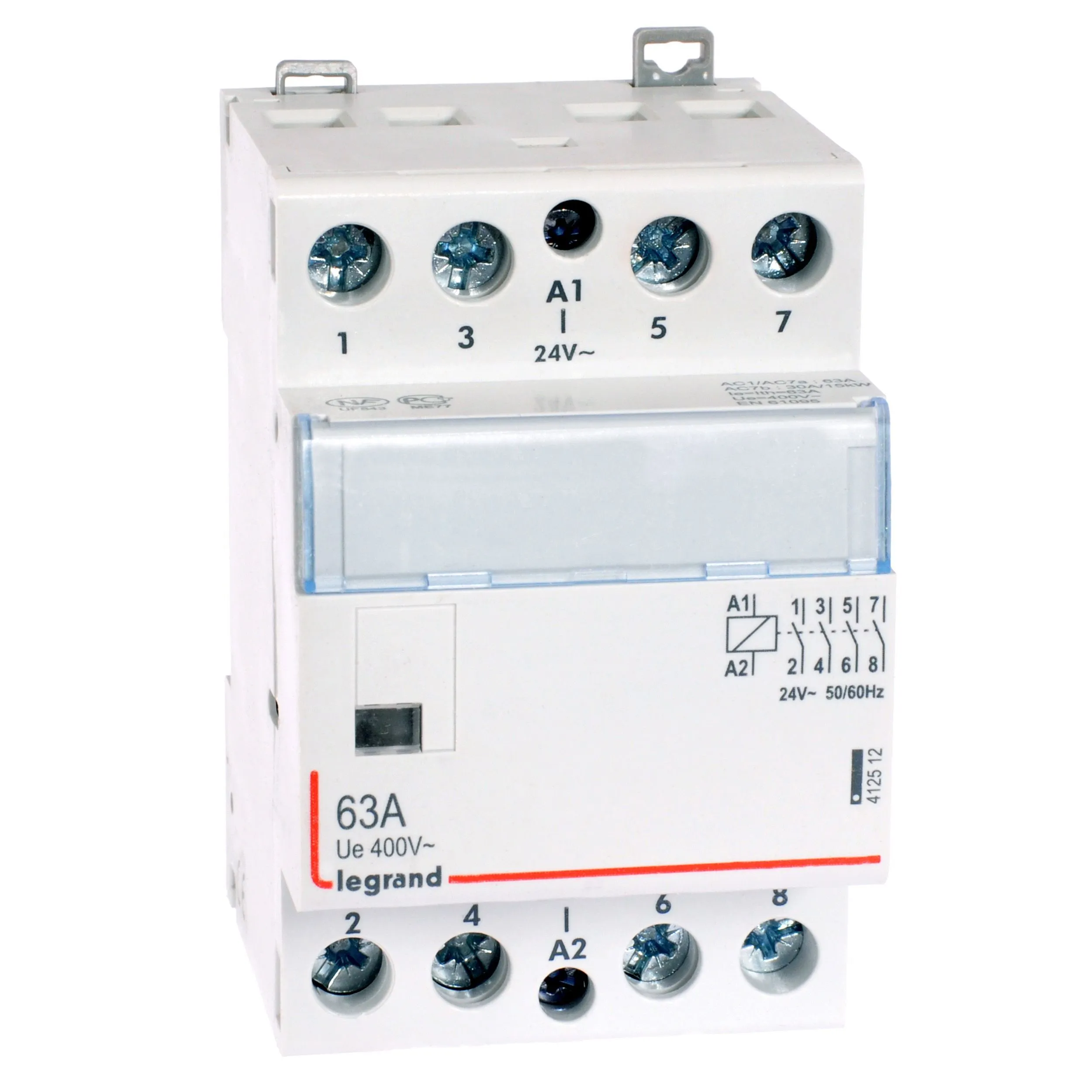 Контактор 24V 4НО 63А CX3 LEGRAND 412512