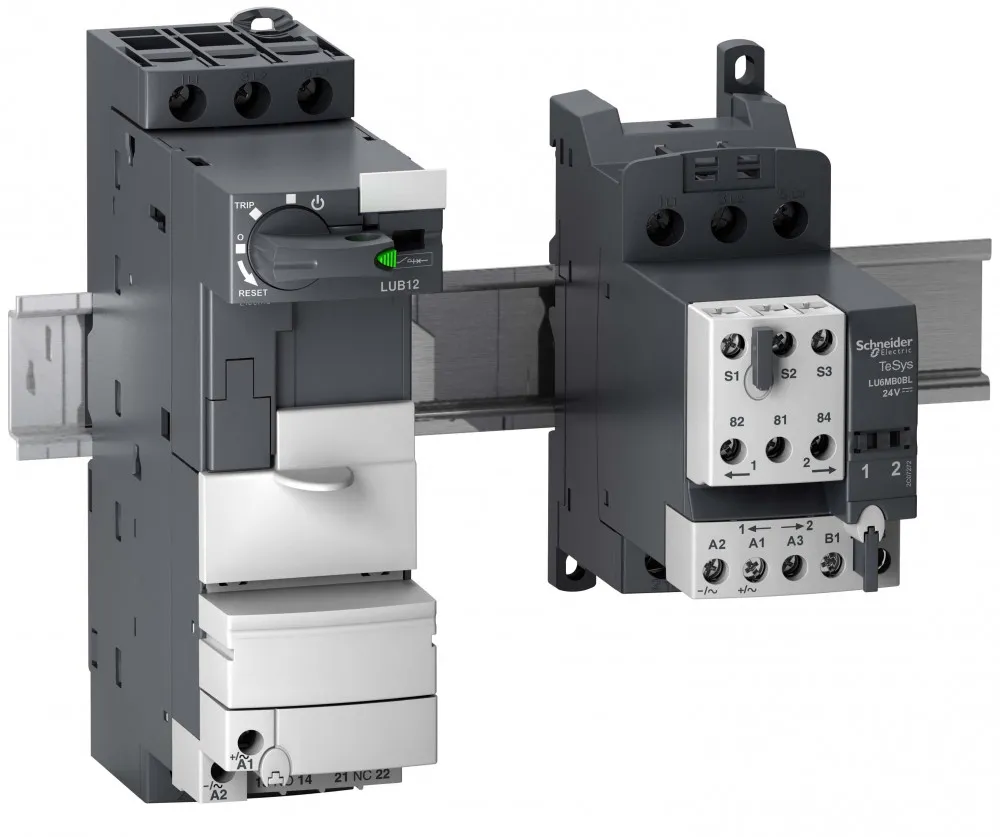 Блок силовой 12А с клеммником дополнительный контакт SE (Schneider) LUB12