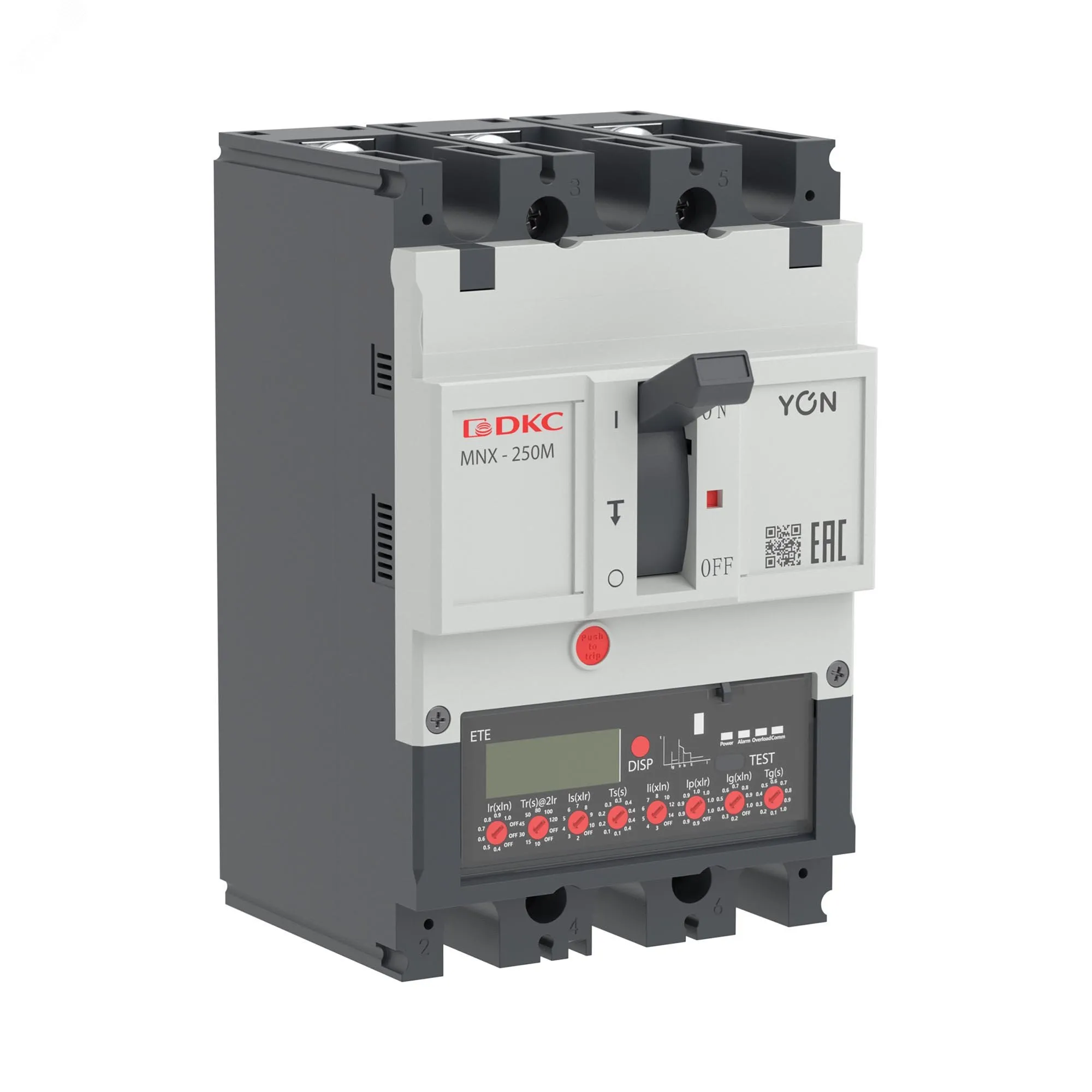 Авт. выкл. yon pro mnx250m 3p 100a 100ka при ac415v расц. ete ДКС MNX250M3PETE0100