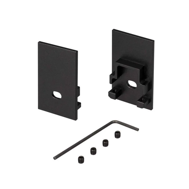 Заглушка SL-COMFORT-2542 BLACK c отверстием (ARL, Металл) Arlight 031737