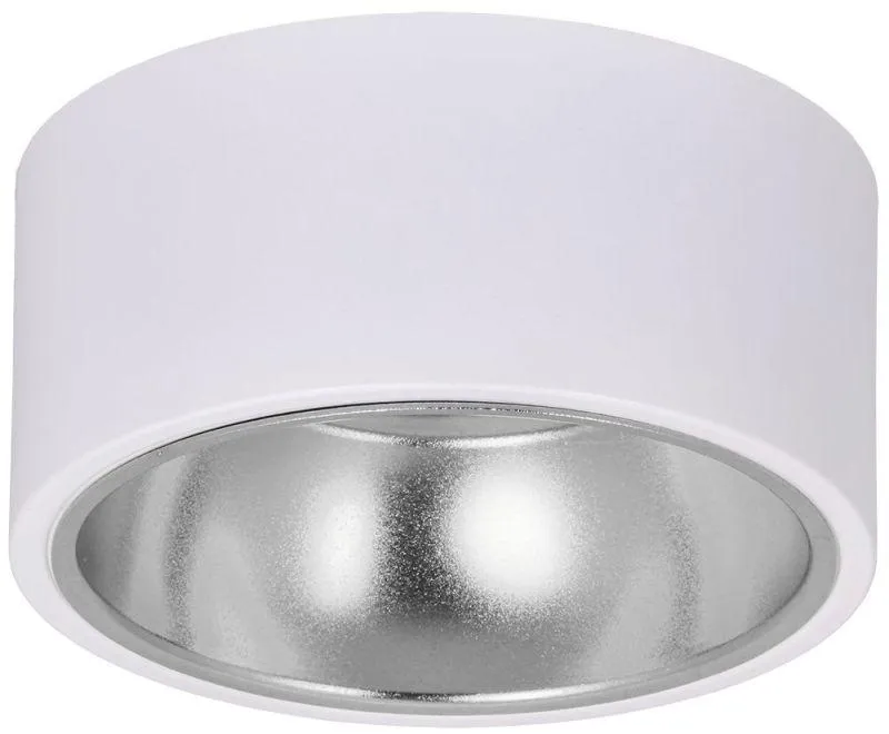 LIGHTING Светильник 4017 накладной потолочный под лампу GX53 белый/хром IEK IEK LT-UPB0-4017-GX53-1-K54