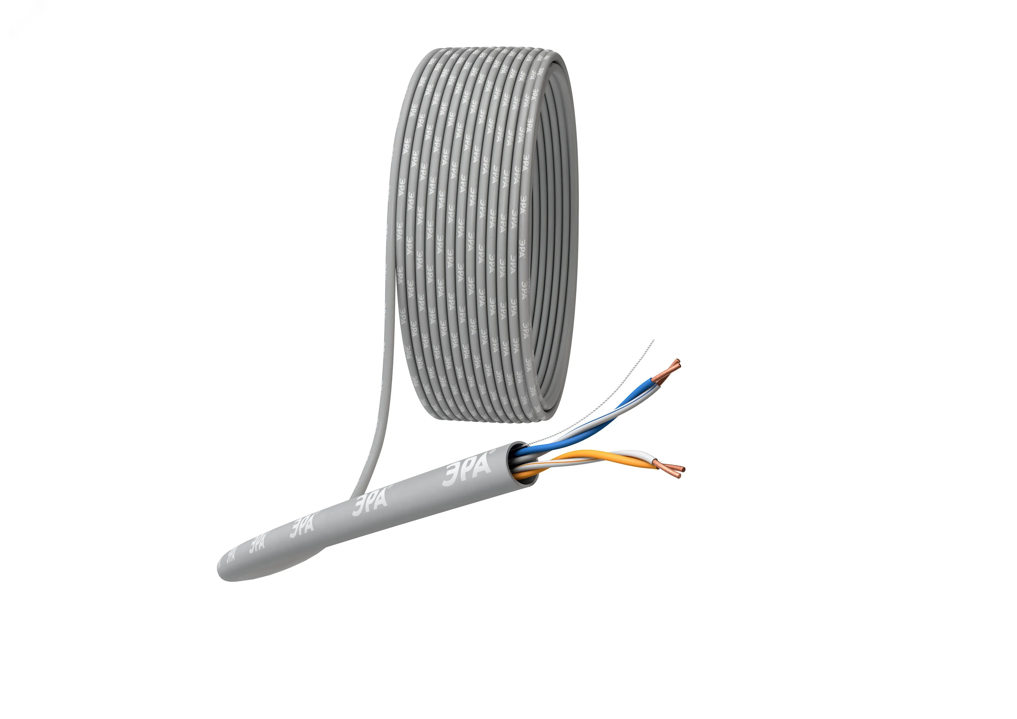 Витая пара U/UTP 2x2x24 AWG Cat5e CU PVC 305м