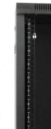 Шкаф настенный 10 дюймов Hyperline TDC-9U-GR-RAL9004