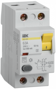 IEK MDV12-2-063-300 Выключатель диф. тока 2п 63А 300мА тип АC ВД1-63S