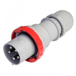 DKC / ДКС DIS21812537 Вилка кабельная прямая, винтовой зажим, 125A, 3P+E+N, IP67, для сечения кабеля 16,0-50,0мм2, 400В, цвет красный