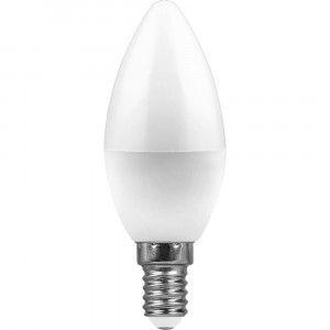 Лампа светодиодная Feron LB-570 Свеча E14 9W 4000K 25799
