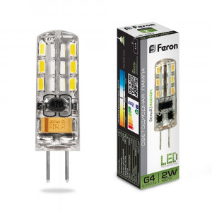 Лампа светодиодная Feron LB-420 G4 2W 4000K 25448