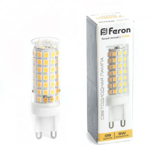 Лампа светодиодная Feron LB-434 G9 9W 2700K 38146