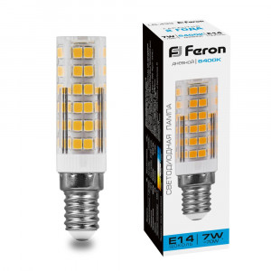 Лампа светодиодная Feron LB-433 E14 7W 6400K 25986