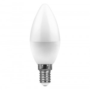 Лампа светодиодная Feron LB-97 Свеча E14 7W 6400K 25477