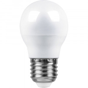 Лампа светодиодная Feron LB-550 Шарик E27 9W 4000K 25805