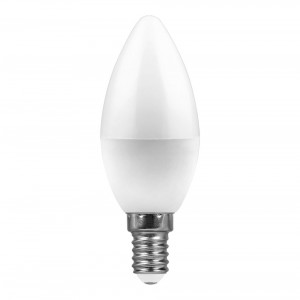 Лампа светодиодная Feron LB-72 Свеча E14 5W 2700K 25400