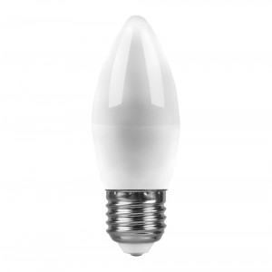 Лампа светодиодная Feron LB-72 Свеча E27 5W 4000K 25765
