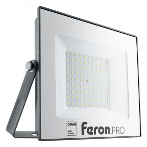 Светодиодный прожектор Feron.PRO LL-1000 IP65 100W 6400K черный 41541