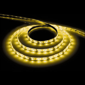 Cветодиодная LED лента Feron LS604, 60SMD(2835)/м 4.8Вт/м 5м IP65 12V желтый Артикул 27674