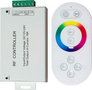 Контроллер для светодиодной ленты с П/У белый, 18А 12-24V, LD56 Артикул 21558