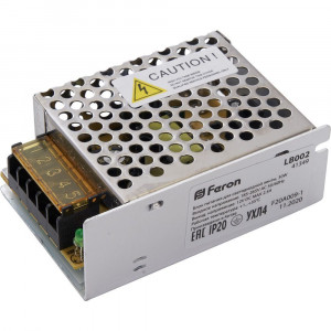 Трансформатор электронный для светодиодной ленты 30W 12V (драйвер), LB002 Артикул 41349