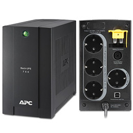 Источник бесперебойного питания APC Back UPS BC750-RS 0.75 кВА 415 Вт