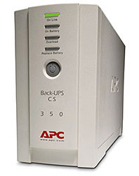 Источник бесперебойного питания APC Back UPS BK350EI 0.35 кВА 210 Вт